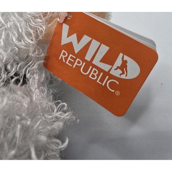 Wild Republic Hugger White Lamb Wrap Bracelet Stuffed Animal - Picture 7 of 8